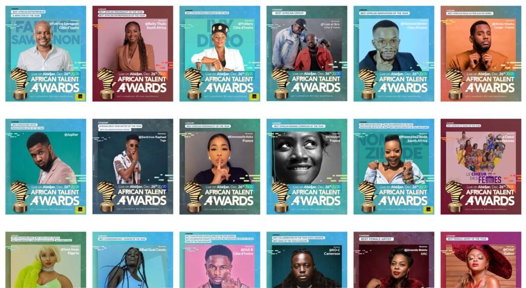 I’m nominated to the African Talent Awards